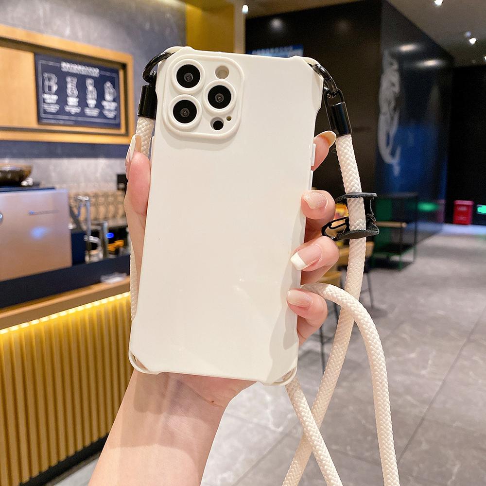 Чехол-ремешок для ожерелья через плечо, мягкий чехол для iPhone 15 Pro Max 14 Pro Max 15 Plus 13 12 11 Pro Max, противоударный силиконовый чехол