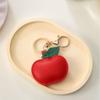 Cute Fruit Pendant Strawberry Bag Pendant Creative Leather Keychain  Men