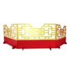 Ancient Style Chinese New Year 2026 Spring Festival Window Display and Mall Decoration with Fence Ornament