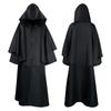 Medieval 5-color Cloak Halloween Hooded Robe Monk Robe Cloak Long-sleeved Wizard Wizard Death Cloak