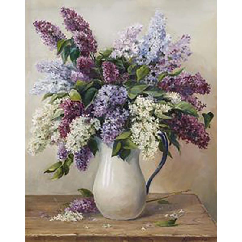 DIY 5D алмазная живопись ваза для цветов комплект для вышивки крестом полная дрель круглая вышивка мозаика стразы подарок настенное искусство домашний декор