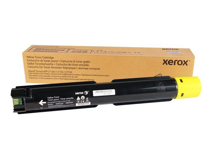 Toner Cartridge - Xerox - Yellow - Original - VersaLink C7000, C7120, C7125, C7130 - 8000 Pages
