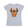Womens/Ladies Lilo & Stitch Pumpkin Costume Cotton T-Shirt