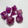 7Pcs/set Gift For TRPG DND 7-Die Table Game DND Dice Polyhedral Dice Game Dice