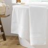 Serviette de bain - Elegante - 90 x 150 cm - 100% coton - 600 gr/cm² - Blanc