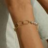 Beroe [silver925] Toggle bar pearl bracelet (gold)
