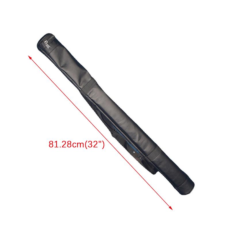 1/2 коробка для стержней из искусственной кожи, сумка для хранения снукера, бильярдного кия, сумки для кия, складные сумки