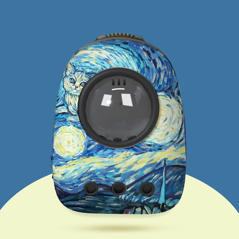 Рюкзак для кошек, переноска для кошек, сумка для кошек, дышащая транспортная дорожная сумка, космическая капсула для собак, капсула для домашних животных, рюкзак космонавта для домашних животных