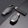 SFX1  For Mercedes Benz A B C E Class GLS GLA GLK GLC CLS CLA AMG W176 W204 W205 W212 W463 Leather Car Remote Key Case Cover Shell