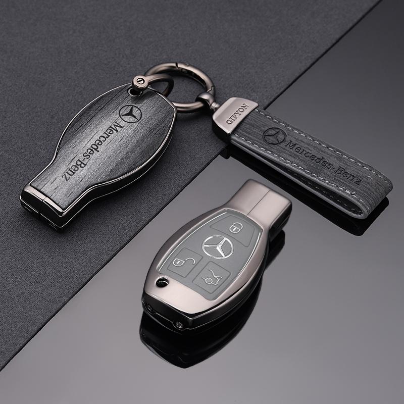 SFX1 For Mercedes Benz A B C E Class GLS GLA GLK GLC CLS CLA AMG W176 W204 W205 W212 W463 Leather Car Remote Key Case Cover Shell