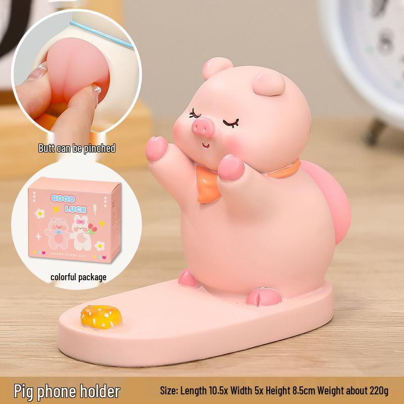 Очаровательная подставка для телефона в виде котенка: Милый, расслабляющий офисный подарок для девушек