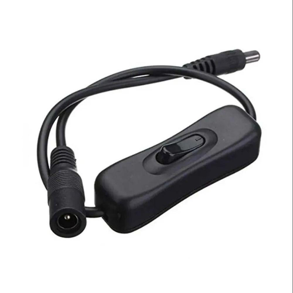 DC 12V выключатель света черный белый DC разъем распределительное устройство женский мужской кабель питания светодиодная лента
