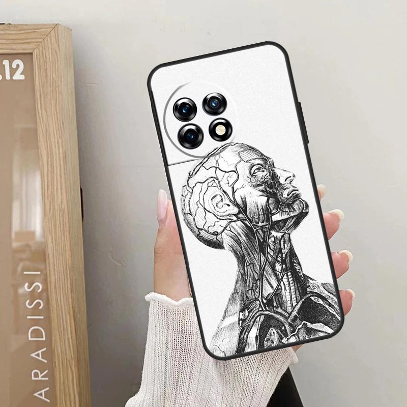Чехол с анатомией человека для OnePlus Nord CE 5 2 3 4 Lite N20 N30 OnePlus 15 13 12 10 R 13T 10T 11 9 10 Pro