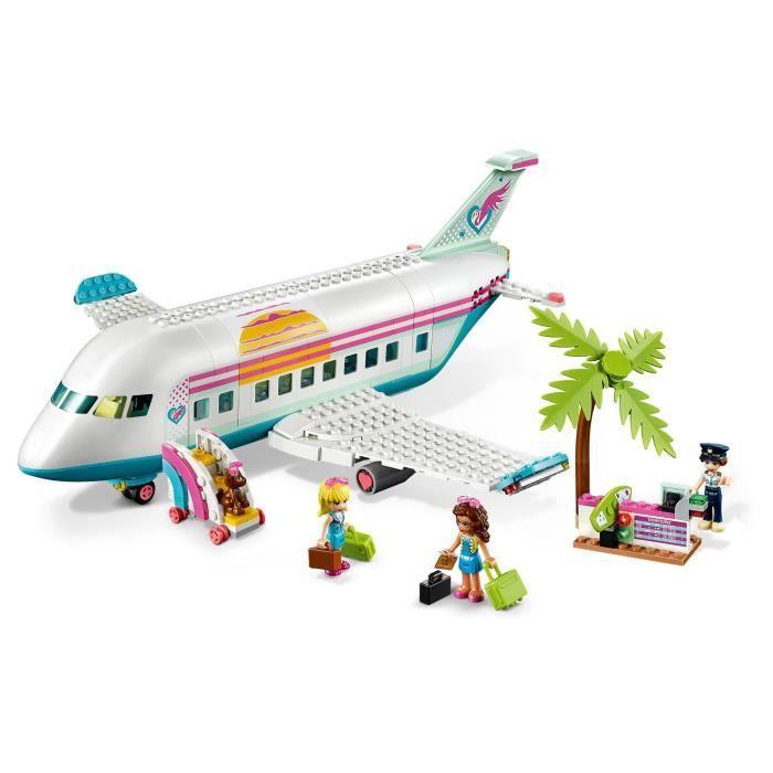 LEGO® Friends 41429 L’avion De Heartlake City, Avec 3 Mini Poupées, Jouet Pour Enfant De 7ans Et + Fille Et Garçon