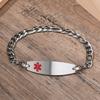 Medical Bracelets with Medical LOGO,Stainless Steel Jewelry Gifts