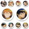 32/44/58MM  Volleyball Cartoon Anime Badge Handmade Tinplate Round Brooch Pins  for Clothes Hat Backpack Accessorie Jewelry