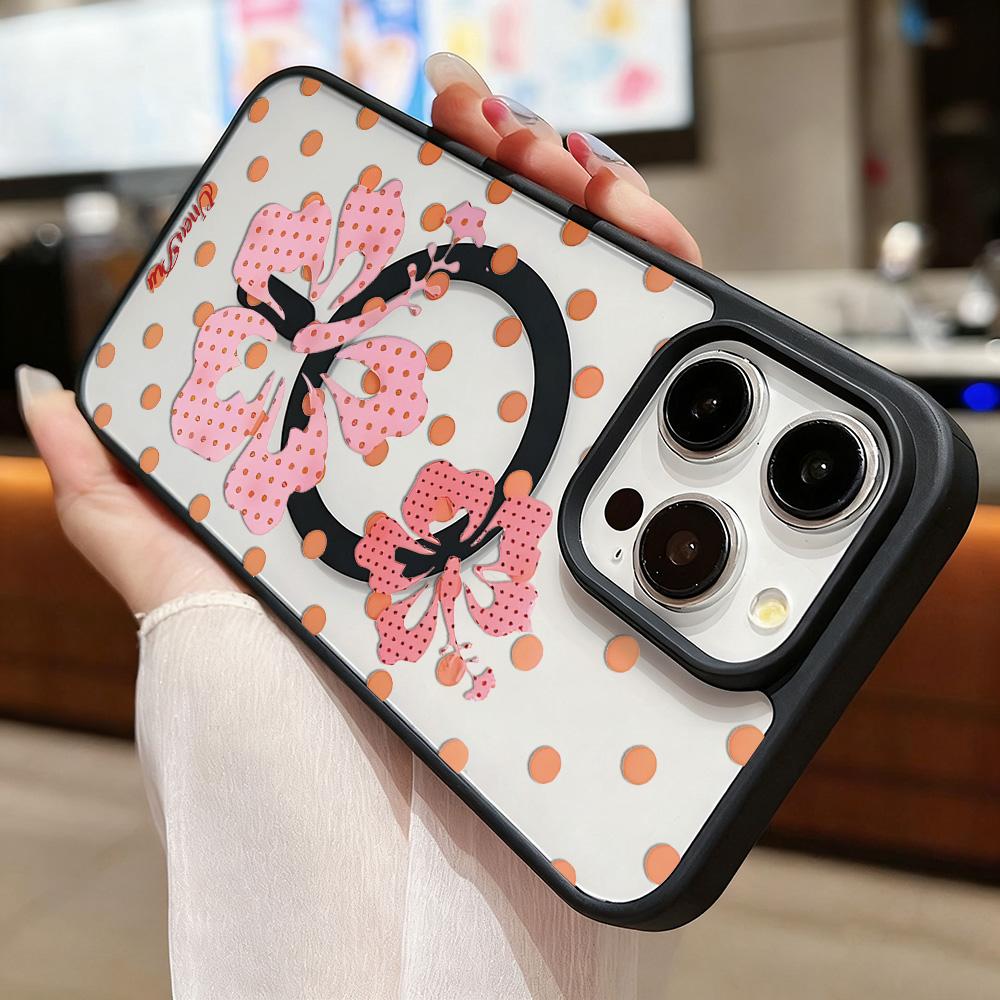 Магнитный чехол для телефона для iPhone 11 12 17 14 15 Pro Max 15 14 16 Pro13 14 15 16 Противоударный чехол Магнитное кольцо Mag-Safe Задняя крышка