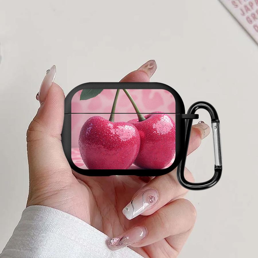 Чехол для наушников Cover Case Для Airpods 1 3 Pro Pro3 4 Pro2 2 Розовые Вишни