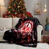 Eagle Crest Frankfurt Emblem Throws Blanket Flannel Blankets Plush for Couch Bed Gifts for Men Women Travel picnic blanket Christmas fan gifts