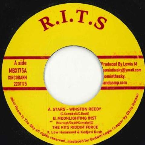 7inch Record WINSTON REEDY RITS RIDDIM FORCE Stars Moonlighting MBX175 Room In The Sky 2022 UK Reggae Ska Dub Used
