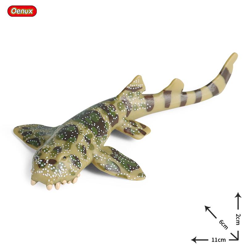 Oenux Модель Морские Животные Фигурки Экшн Океанские Рыбы Парусник Окунь Групер Лосось Фигурки для Аквариума ПВХ Обучающая Детская Игрушка
