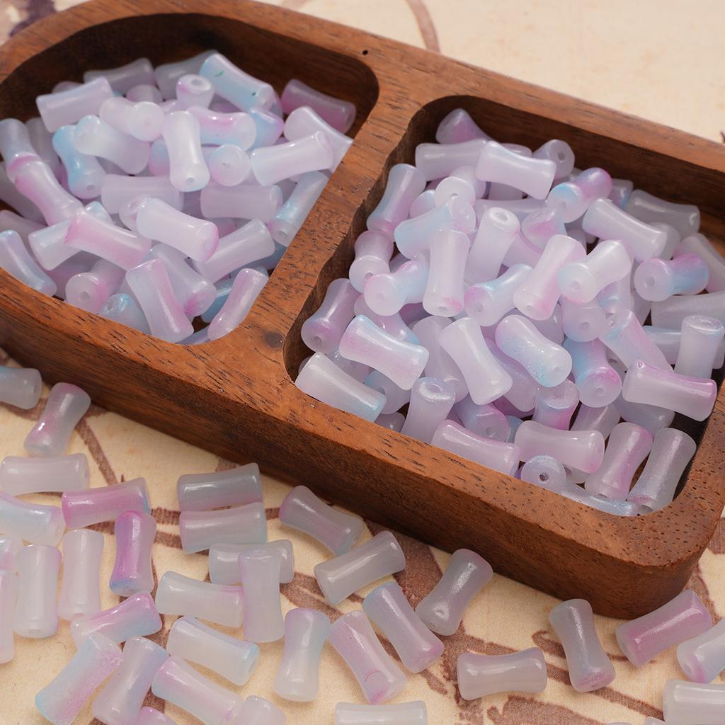 Стеклянные ореолы для окрашивания Бамбуковые бусины Бусины в старинном стиле Бусины ручной работы Аксессуары для бисера Глазурь Имитация нефрита Бусины Материалы