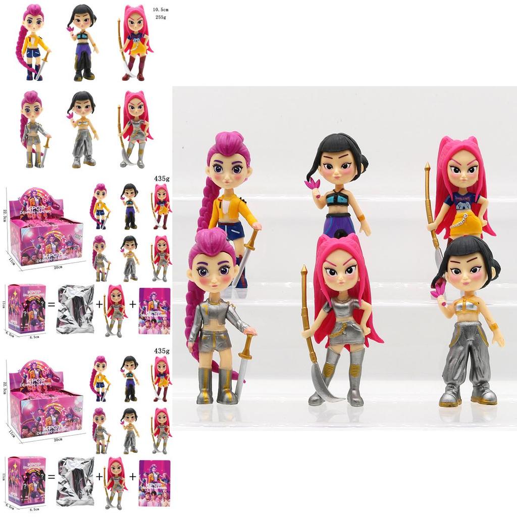 Kpop Demon Hunters Plastic Anime Action Figures For Collectors And Kids