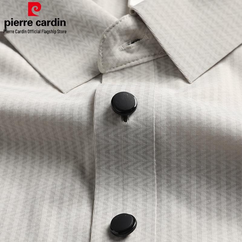 Pierre Cardin Мужская рубашка-поло из ice silk, устойчивая к складкам