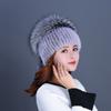 Hat Lady Winter New Mink Fur Fox Fur Woven Cap Winter Elegant Warm Fur Hat