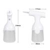 Электрический дозатор мыла, перезаряжаемый распылитель пены с 2 насадками, настенное крепление, многоразовый пенопласт