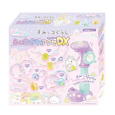 HANAYAMA Трубочка Sumikko Gurashi Shaka Kawa Аксессуар DX Хобби для изготовления, где вы просто набиваете блестящие милые бусины в прозрачную цель 6 лет