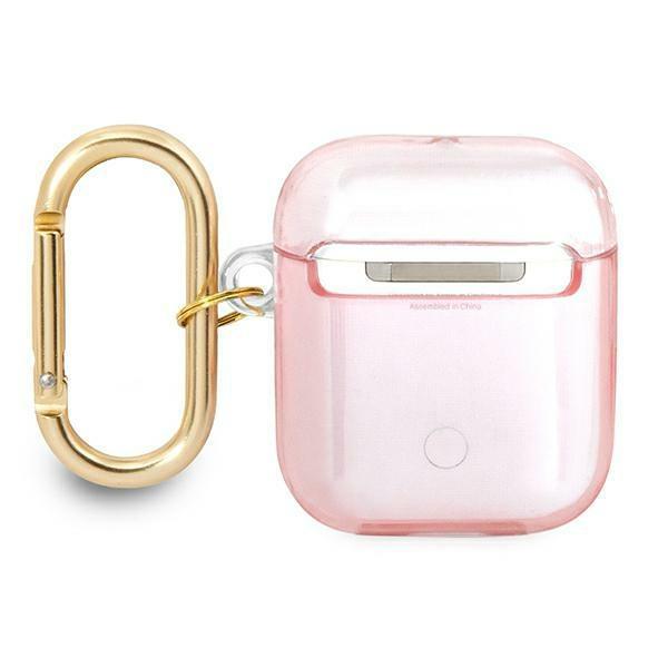 Guess Gua2Hhtsp Airpods 1/2 Coverróżowy/Pink Strap Collection