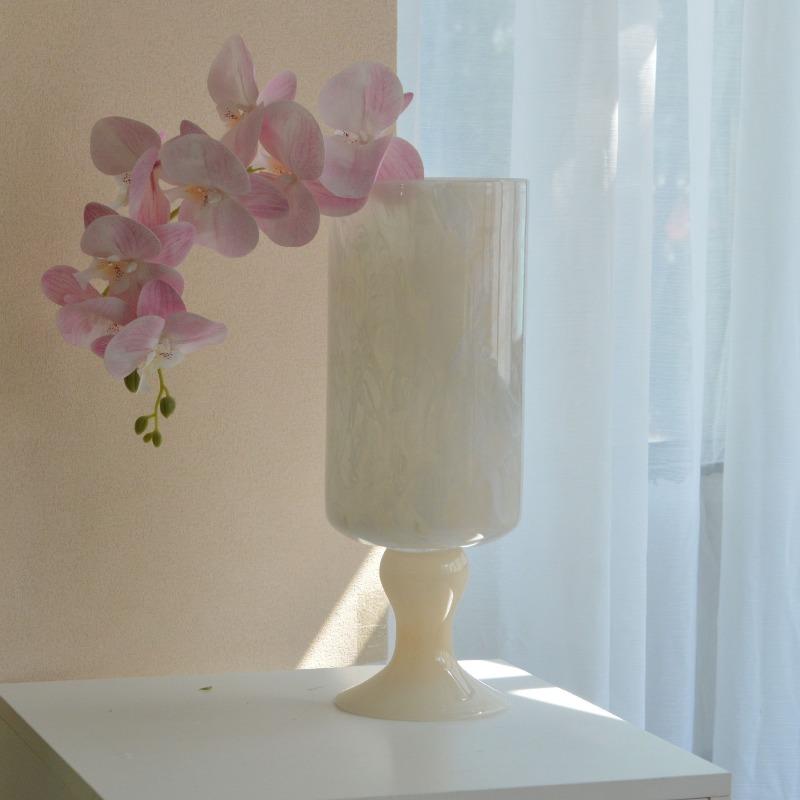 Glazed Vase Decorative Modern Vases Luxury Aesthetic Interior Flower Bottle Elegant Living Room Flowers Bottles Table Decoration