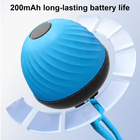 Интерактивный мяч для собаки, устойчивый к жеванию, умный мяч-игрушка для щенка со звуком, веревка, электрический, автоматический, движущийся