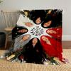 1PC Wicca WitchcraftOutdoor Flannel Blanket - Soft Plush Decor for Picnics, camping, Bedroom, Playroom, Office, or Lunch Break 1288A