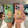 Модный чехол Labubu Cycling Cuteness для серий Oppo/Realme. Oppo A12, A1 Pro, A16K, Reno6 Lite, A3x, A32, A58, A17, Realme 7i, Realme 9i, V23, C15...