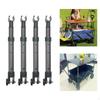 4Pcs Camping Cart Table Support Rod Lifting 23cm To 32.5cm Plate Accessories Telescopic