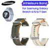 Оригинальный ремешок Samsung Galaxy Watch 4 4 Classic 5 5 Pro 6 6 Classic 7 Athleisure S/M M/L Ремешки для умных часов Samsung