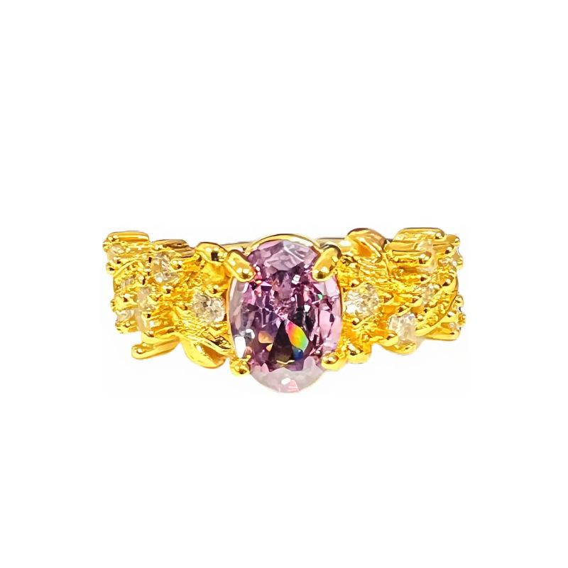 Винтажное Средневековое Баугиния Зи*****Кольцо-Перо Световое Роскошное Фиолетовое Очарование Высококачественное Матовое Палец