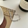 S925 Sterling Silver Figure Eight Ring Bracelet: Japanese-Korean Trendy Fashion, Simple Twisted Bangle