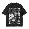 Стирка Футболки Хоррор Silent Hill Heavens Night Футболка Уличный Streetwear Короткий Рукав Печатные Топы Футболки Мужчины Женщины