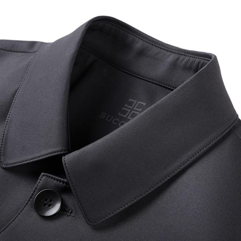 Весенняя мужская ветровка куртка среднего возраста деловая повседневная средней длины мужская весенне-осенняя мужская ветровка куртка мужские топы