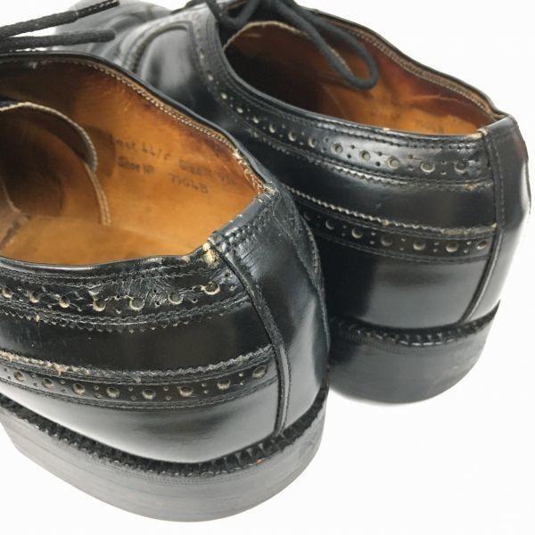 Royal Tweed от Cheaney Сделано в Англии Винтажные туфли-оксфорды черного цвета Размер 9.5 / 28.0 см Мужские(ИСПОЛЬЗОВАЛ)