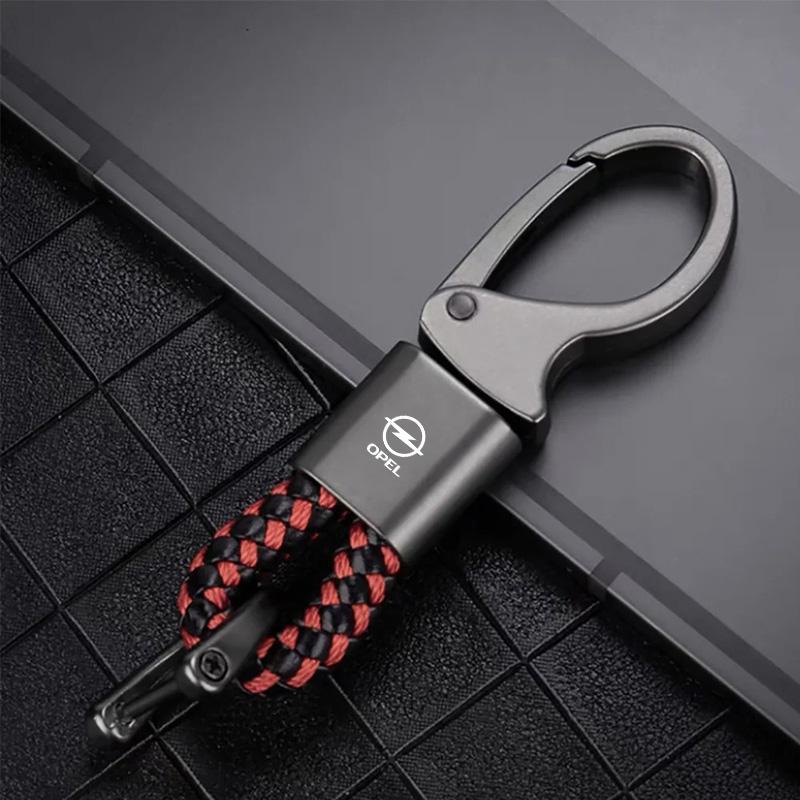 Car Woven Rope Keychain Key Pendant Gifts Keyring For Opel Astra Insignia Vivaro Corsa Mokka Zafira Vectra OPC Meriva Accessory