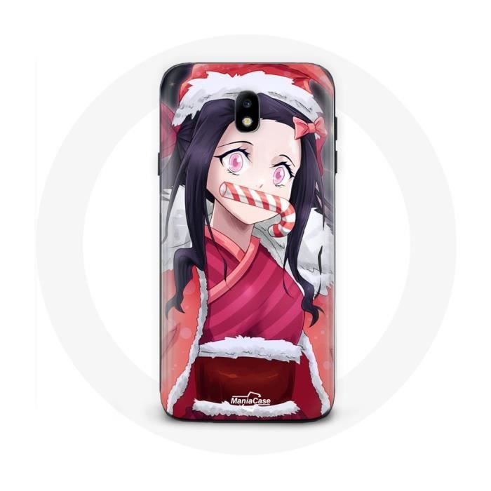 Coque pour Samsung Galaxy J3 2017 Anime Demon Slayer Kamado Nezuko Le jour de Noël 2023