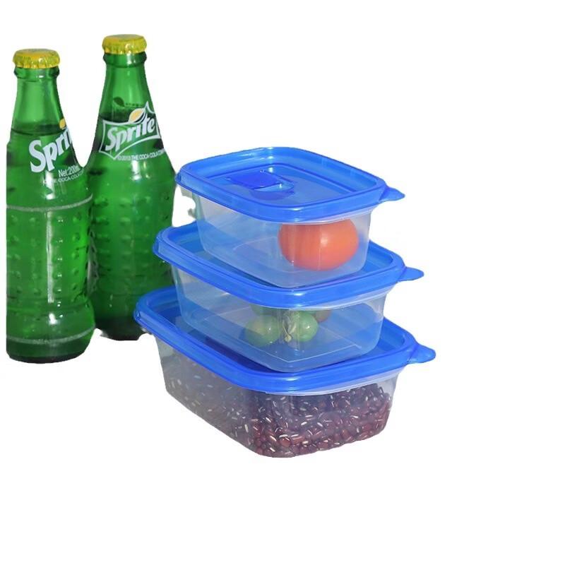 Wutuo R-5059 Plastic Food Storage Containers, 600ml 4-Pack