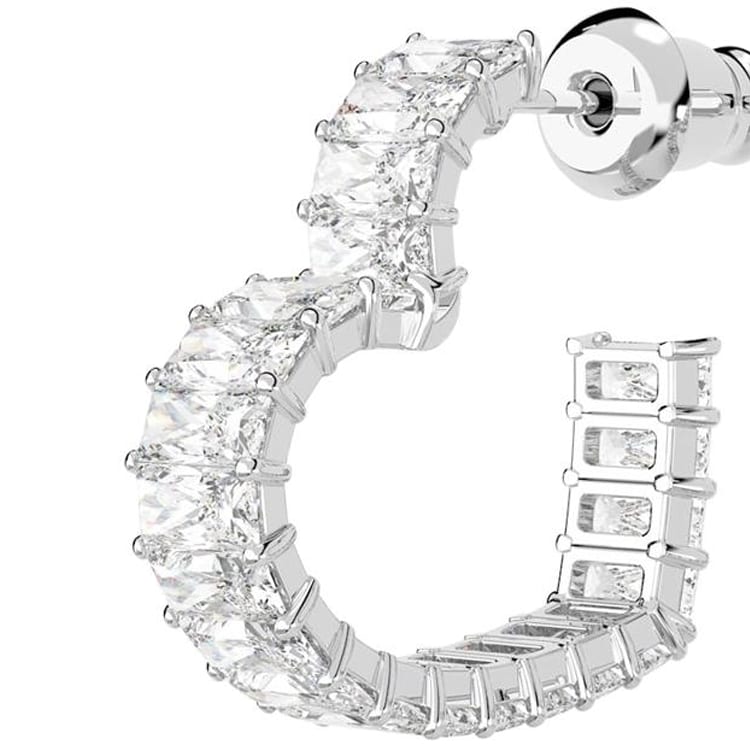 Swarovski Matri Earrings Women's Silver 5689693