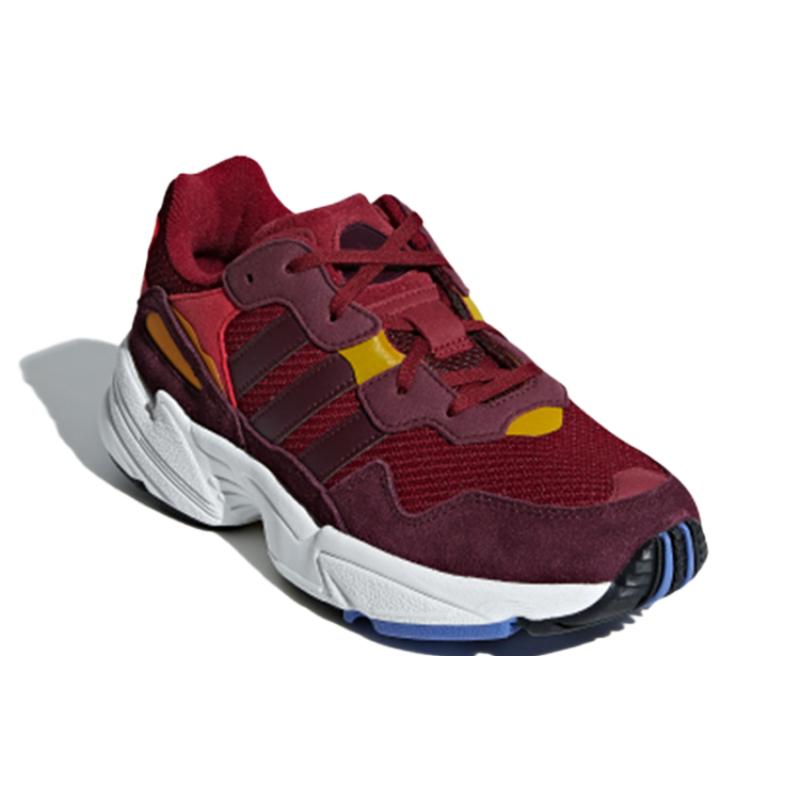 Adidas Originals Yung 96 Амортизация Детская Обувь для Повседневной Носки Светло-Каштановый Красный Подростковые Кроссовки DB2795
