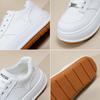 Белые туфли для женщин, новые осенние студенческие универсальные повседневные модные туфли с толстой подошвой, модные кроссовки