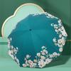 Ins Literary Simple Manual Umbrella Retro Flower Parasol Anti-ultraviolet Umbrella Female Sun Umbrella